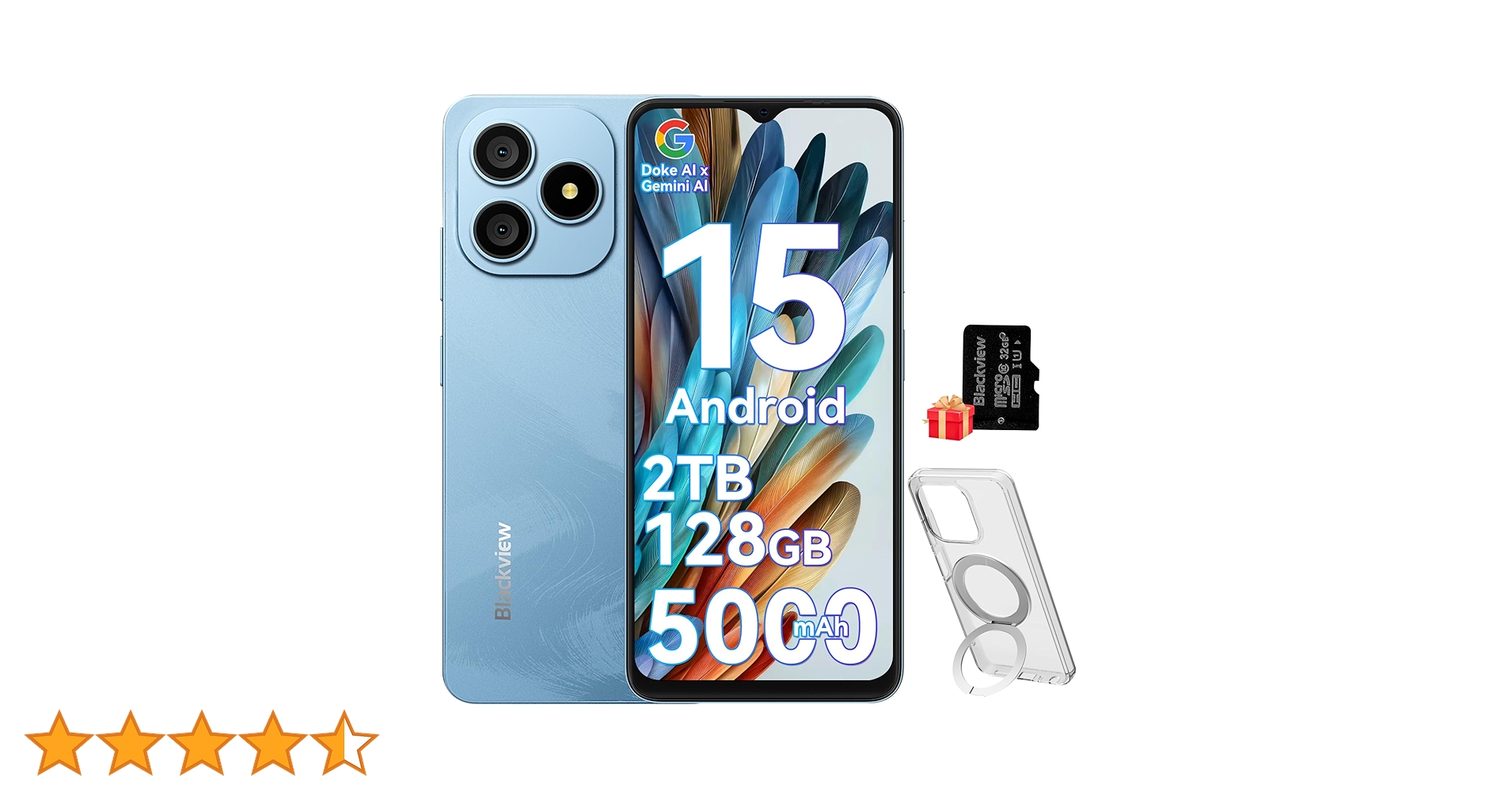 Amazon | 【SIMフリー スマホ】Blackview WAVE 9C Android 128GBスマホ